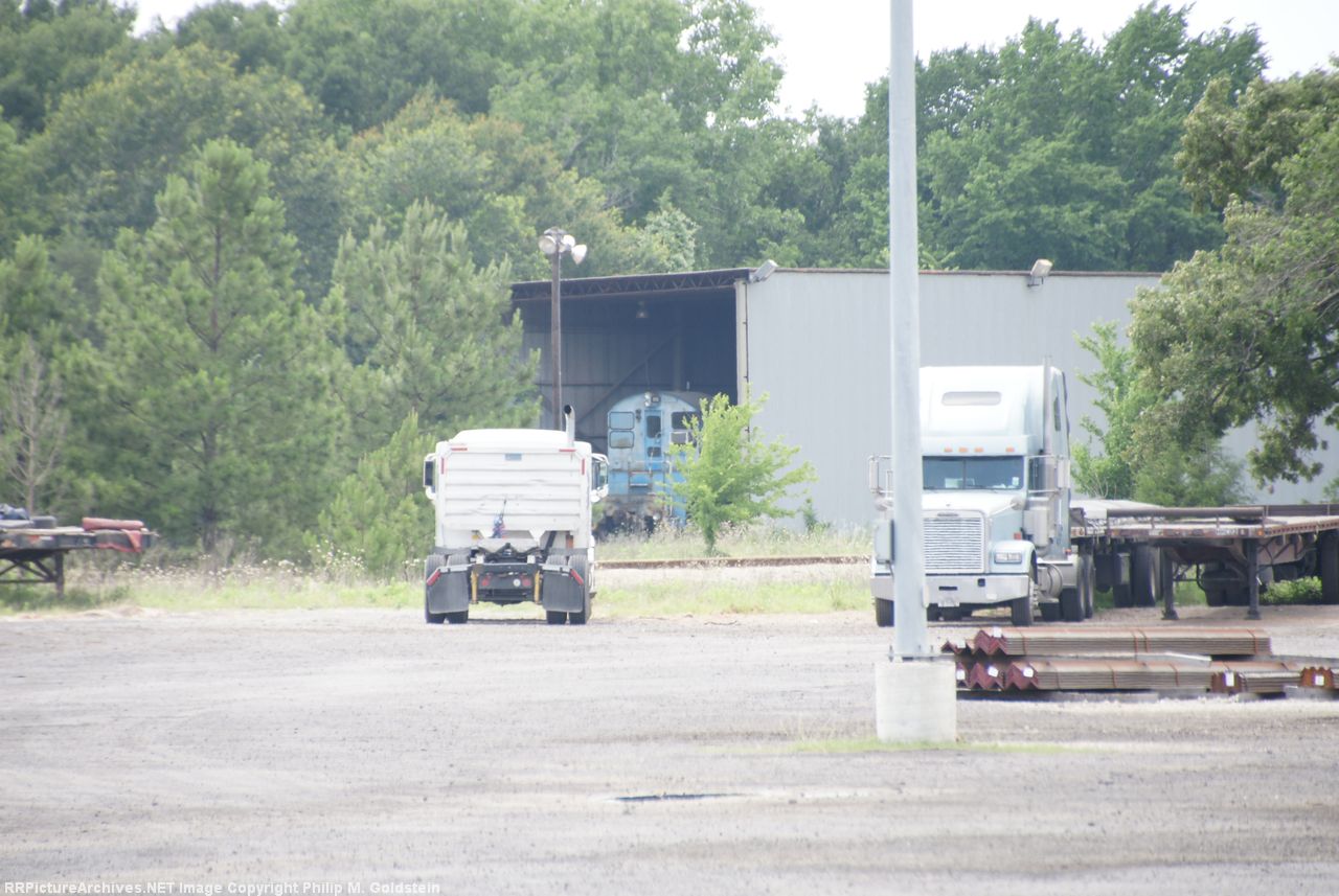 I spy... a locomotive cab!