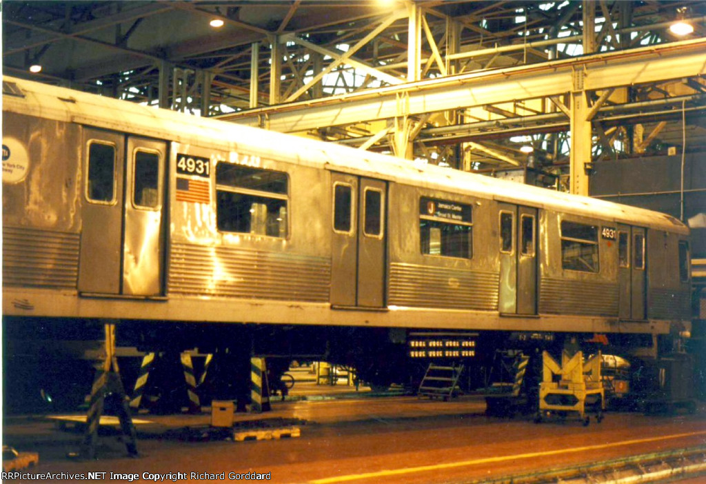 Car #4931 In For Qerviceing