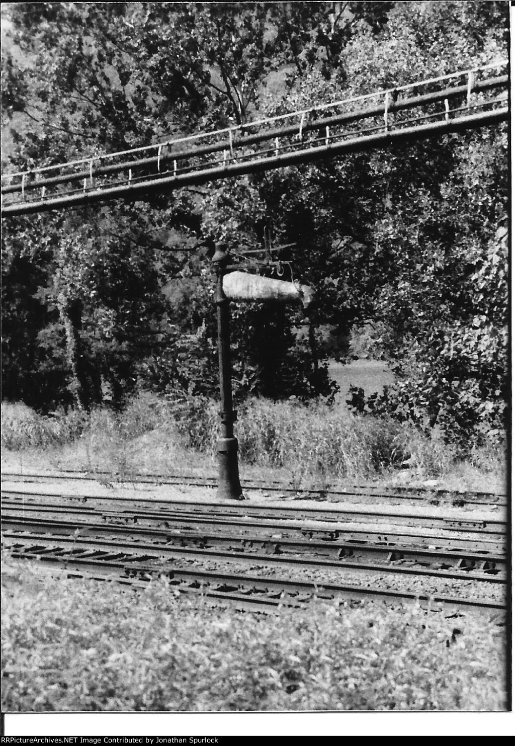 Ex-C&O water column or stand-pipe for steam engines