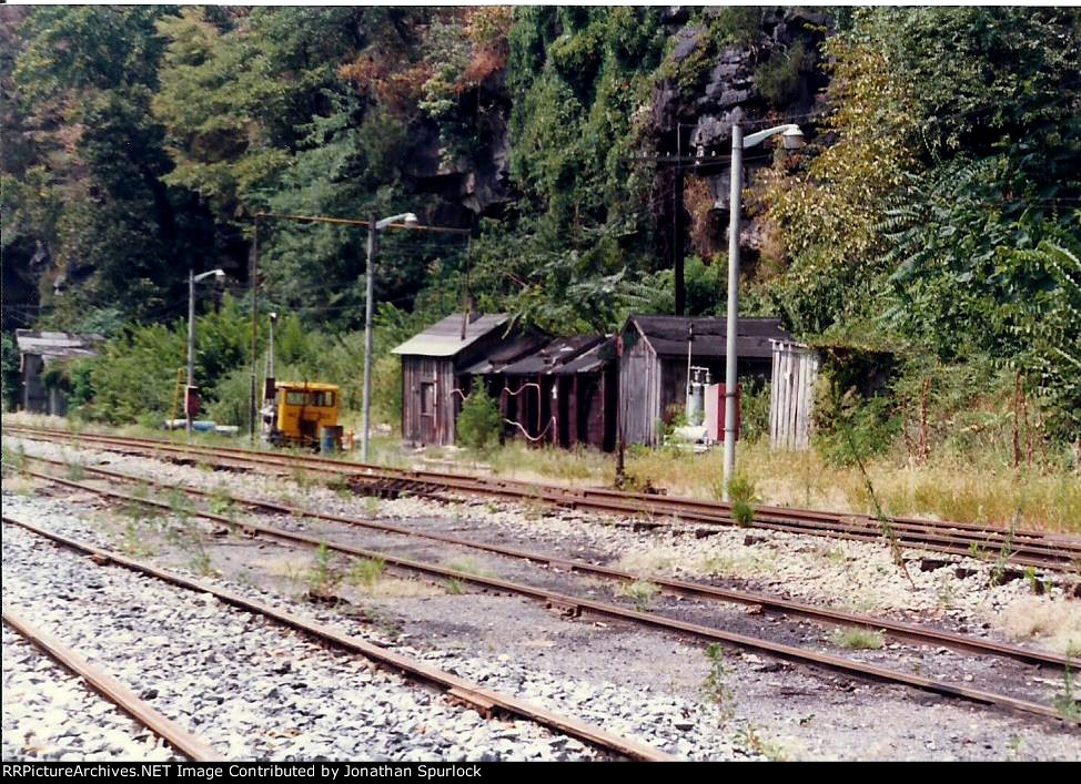 Motor car and various buildings
