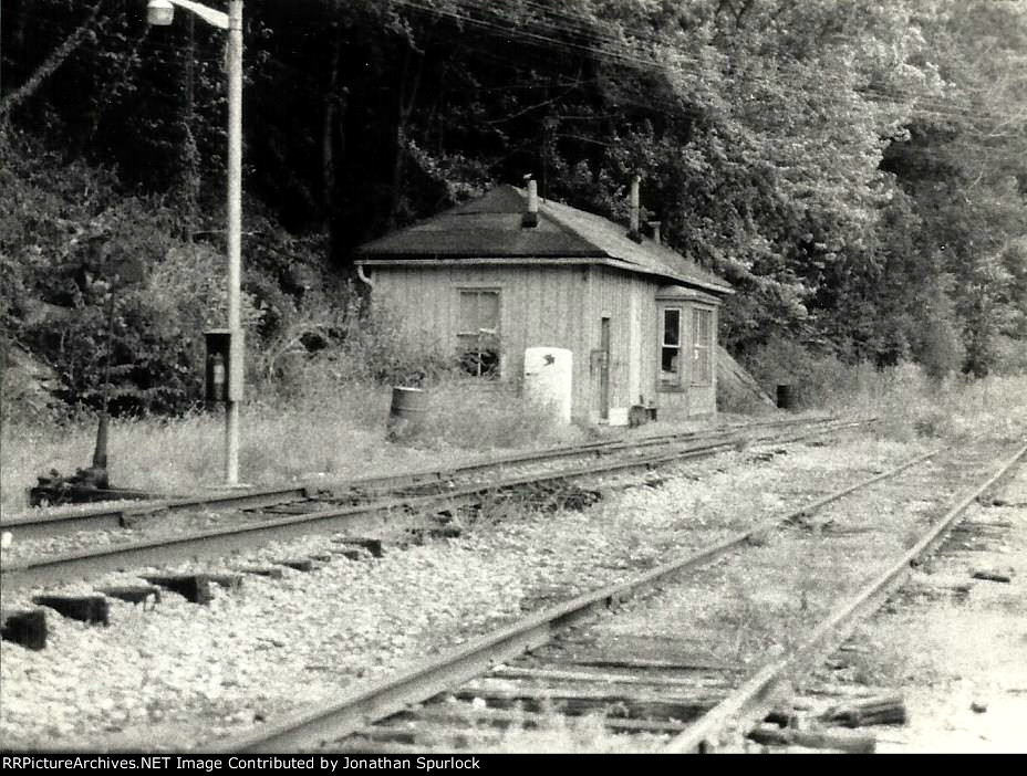 Gauley Bridge office, looking east
