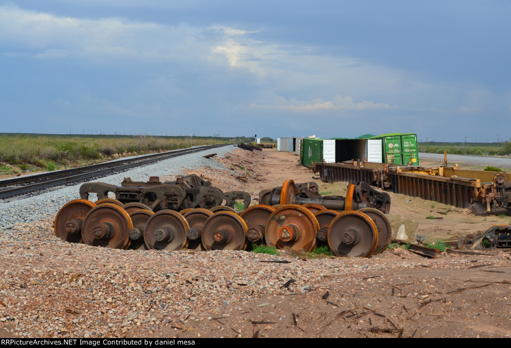 Derailment East of Barstow