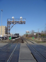 Looking down the tracks