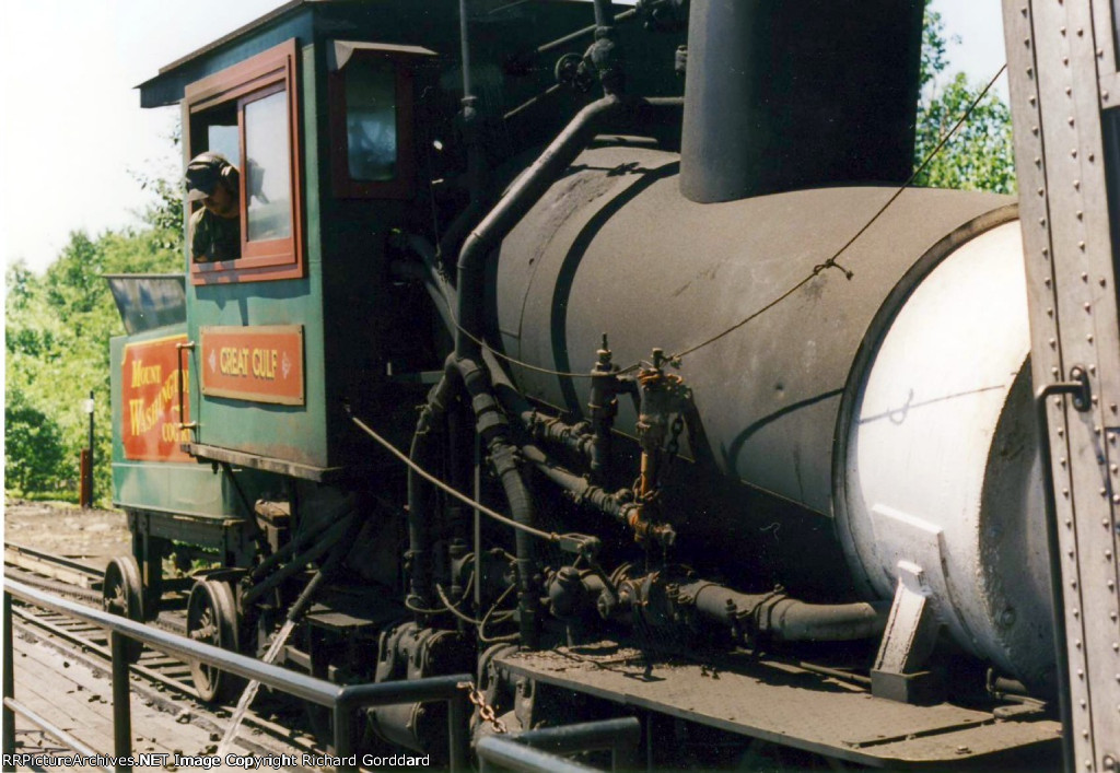 Engine "Great Gulf" At The Station