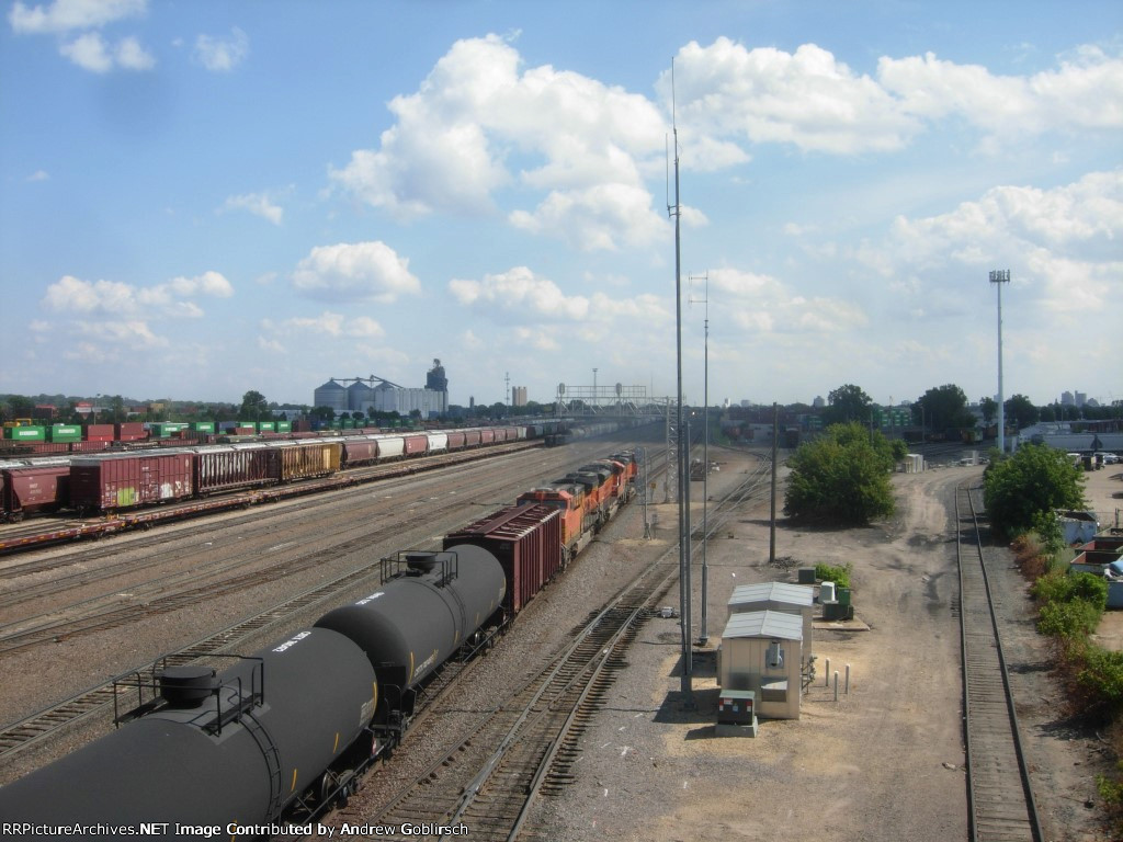 CBTX 740472 With 3 BNSF Engines