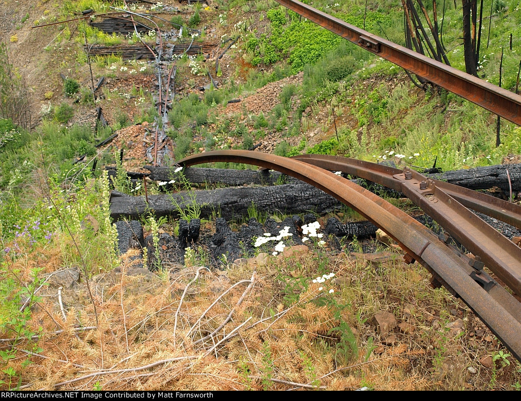 Burned down to the ground...