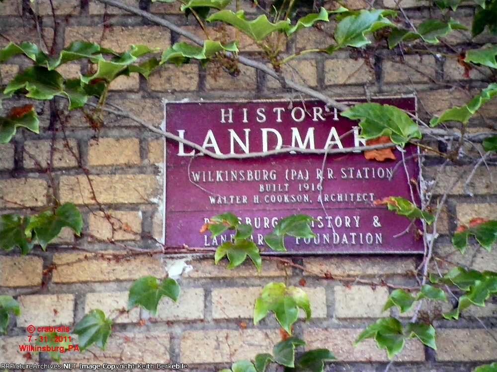 Depot - PRR & PC&Y - Plaque