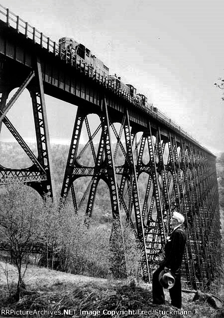 A final fan trip before the first closing of the line in May 1958.