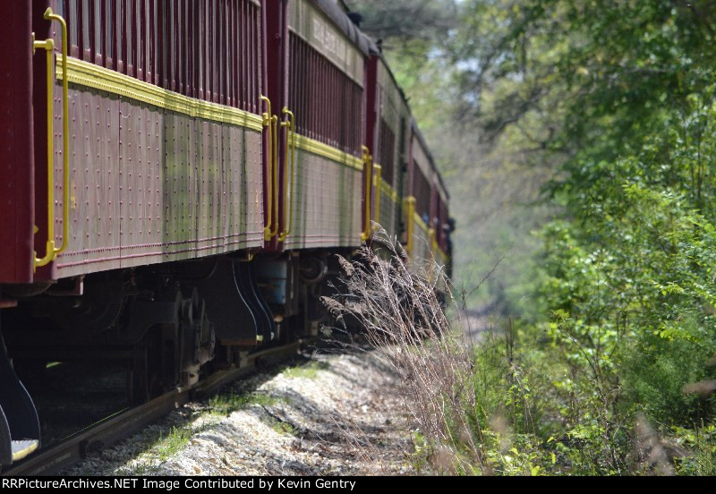 TSR going over Oakland Hill