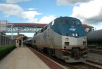 Amtrak Train # 43 at Altoona Station-looking north