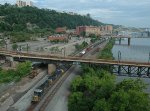 CSX Train along the Monongahela River