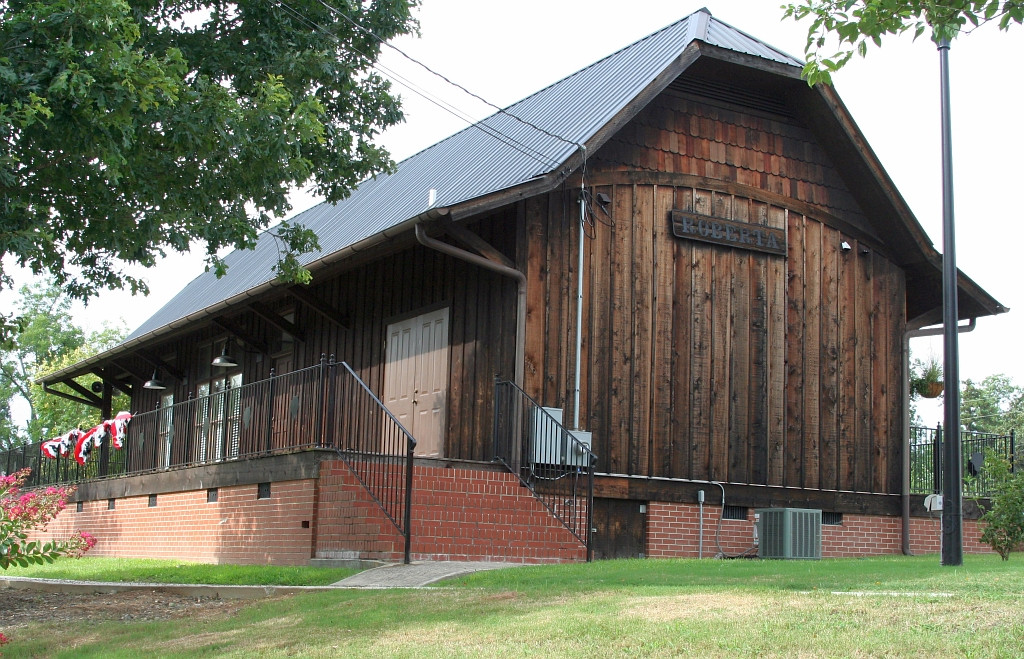 Replica of the Atlanta & Florida depot 