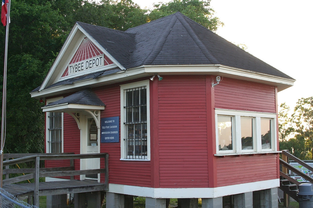 1877 Savannah & Tybee depot