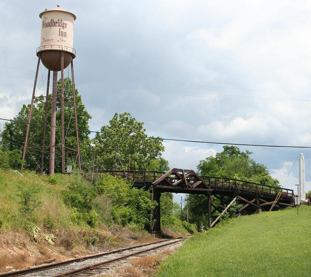 Wood bridge over the L&N now GNER