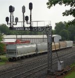 NS signals by the depot