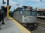 Amtrak Train # 163 with AEM7 at Metropark Station