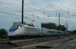 Southbound Acela at Metropark Station