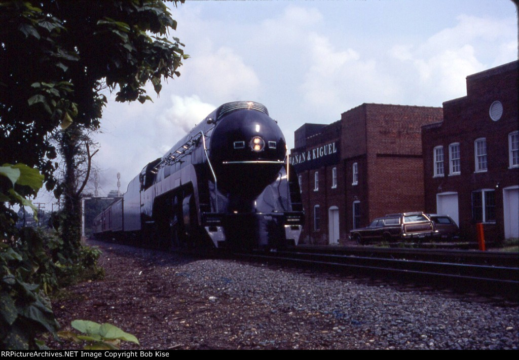 Steaming through downtown Orange