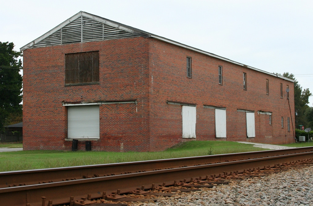 Old warehouse by the tracks