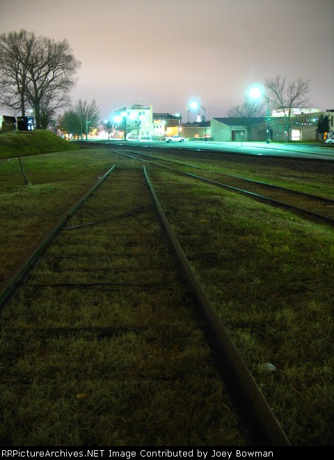 abandoned and torn up sidings