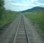 Rear window of the Wassaic Shuttle