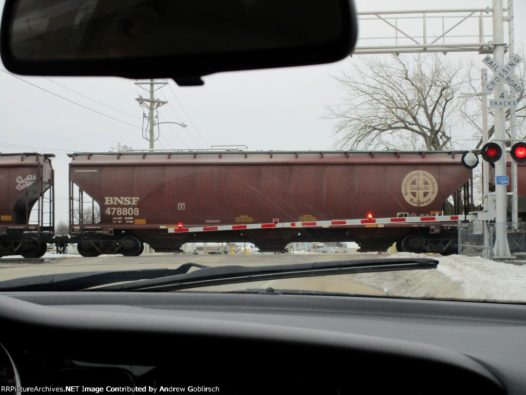 BNSF 478808 pass by