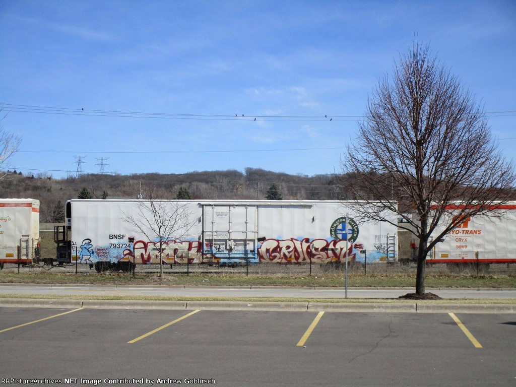 BNSF 793724 rush by