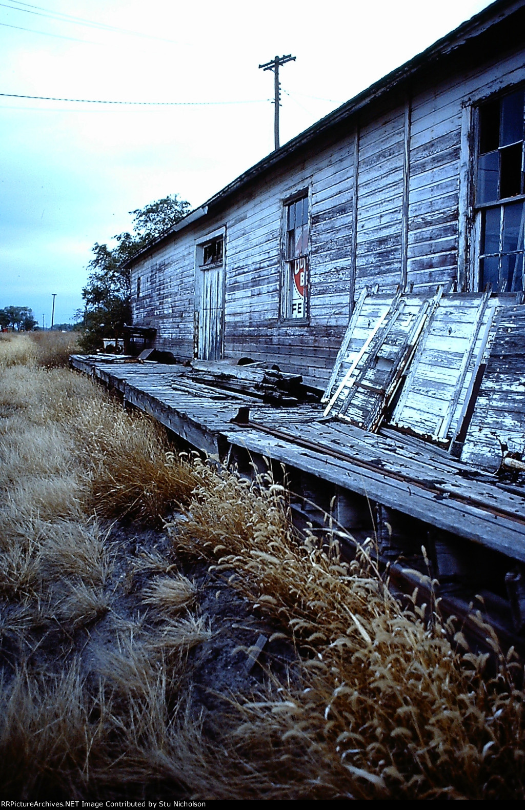 Burlington Depot at Burwell, Nebraska in 1983.