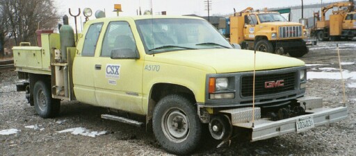 csx A5170 parked in effingham