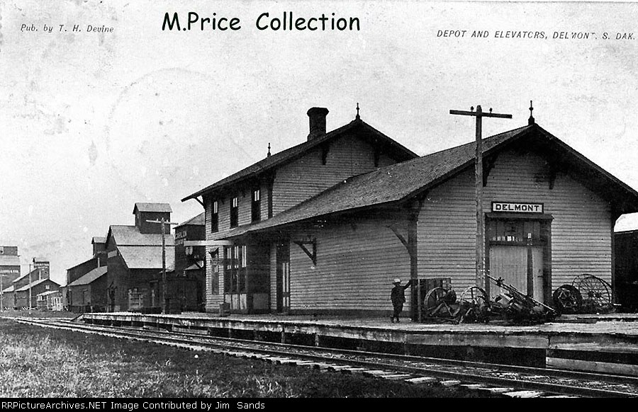 Milwaukee Road Delmont S.D. Depot