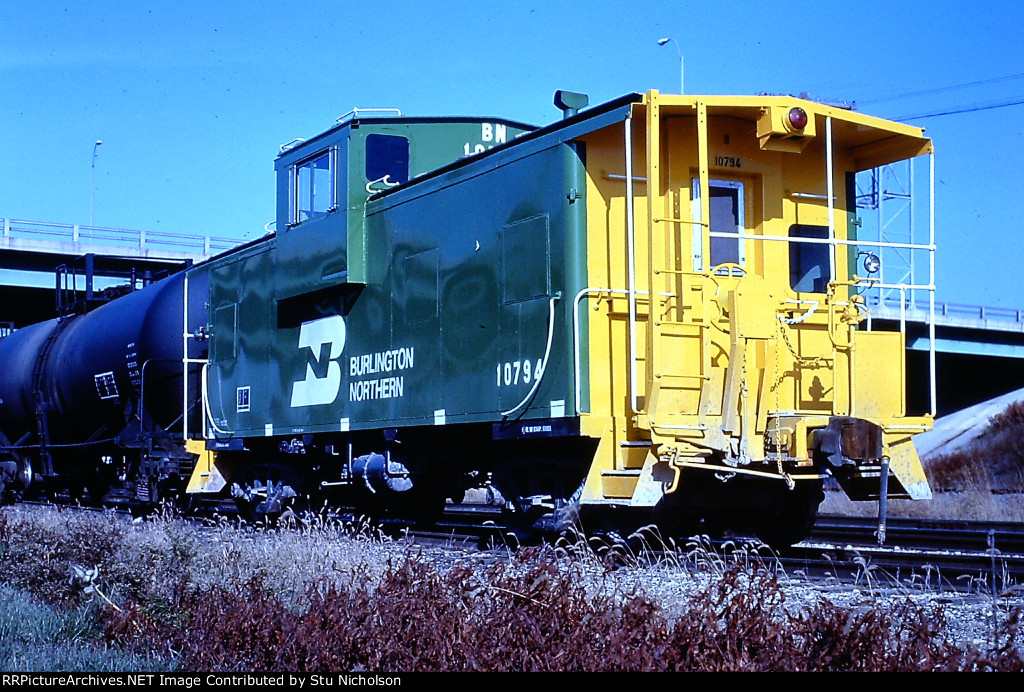 BN Caboose at Council Bluffs