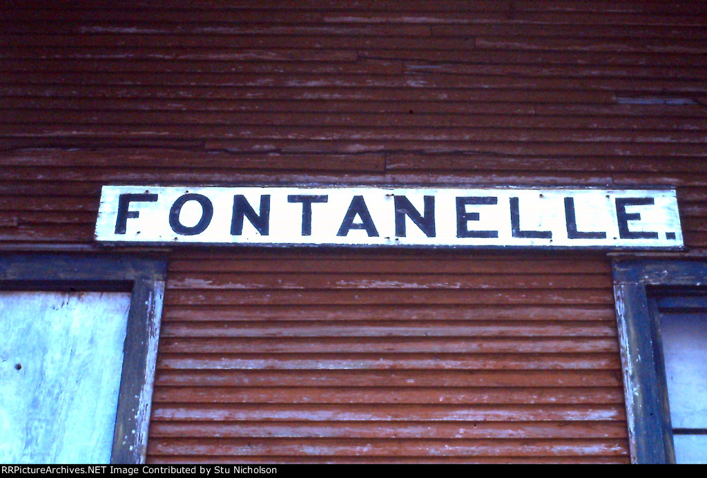 Fontanelle, Iowa CB&Q Depot