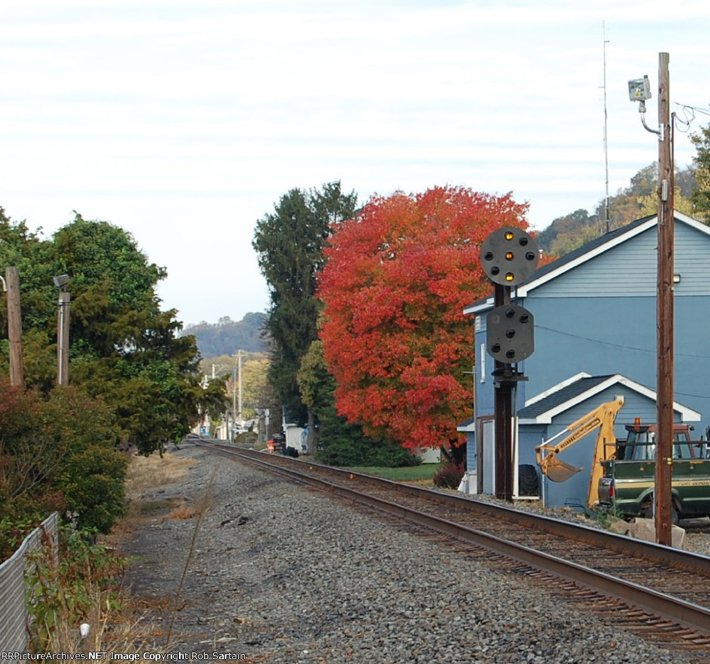 Clear board, westbound