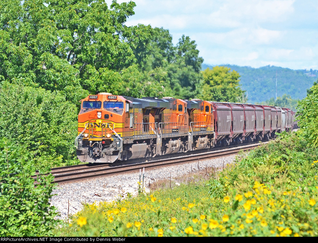 BNSF   4867, BNSF's   Aurora    Sub.