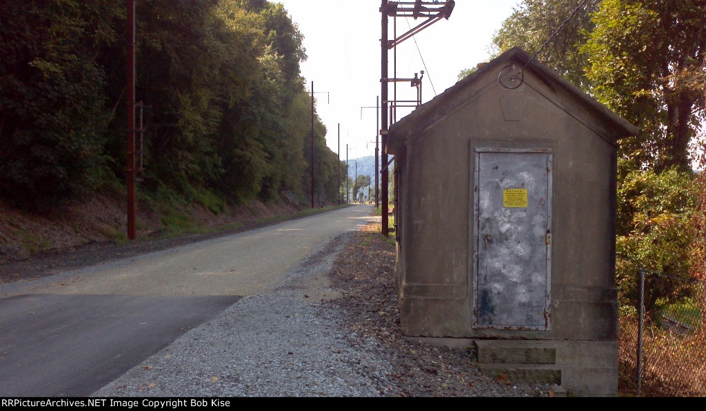 Old PRR cement relay box