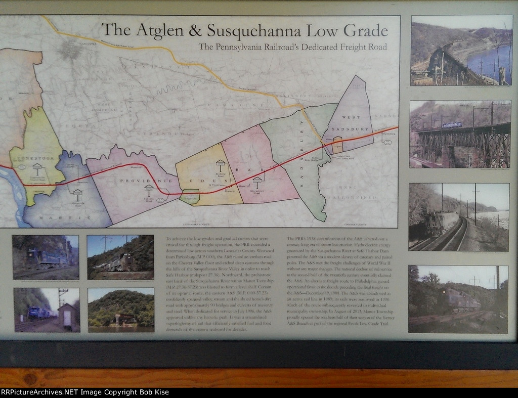 The township has added historical markers with photos