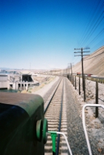 Rock Island dam to our left.