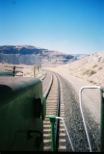 We'll be at river level in a few more miles.