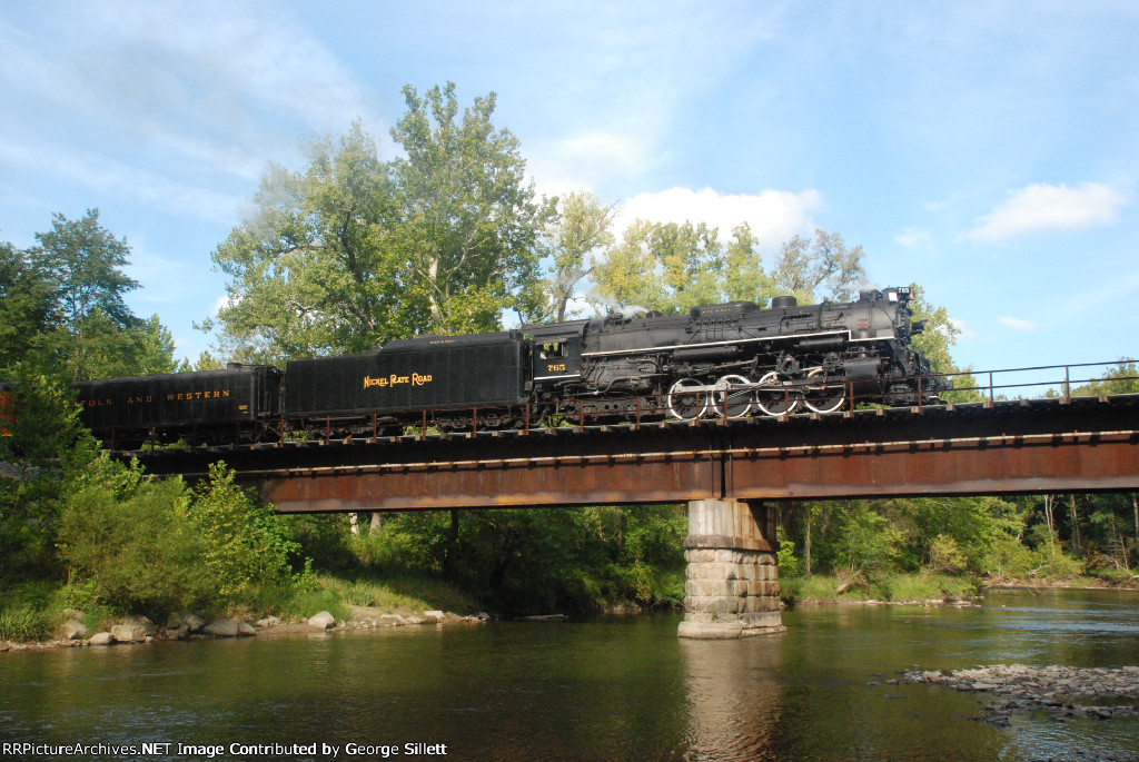 My other favorite catch as 765 heads over the beautiful Cuyahoga River.