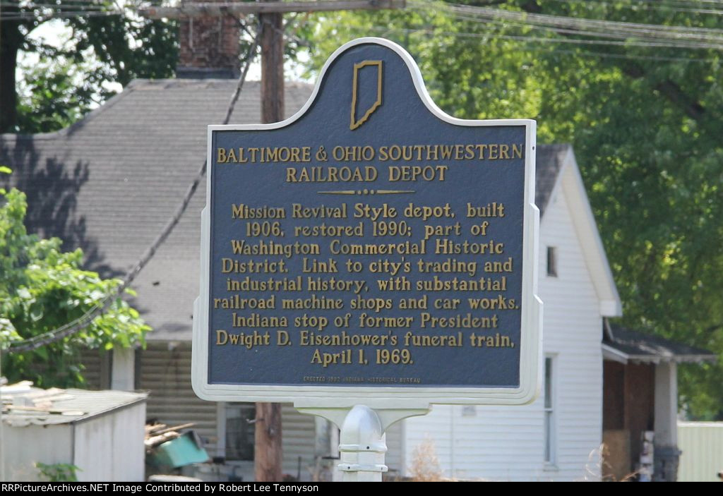 Former B&O Main at Washington, IN