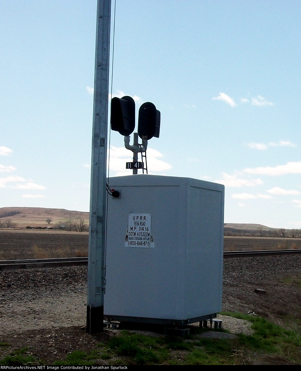 East and north sides of relay box