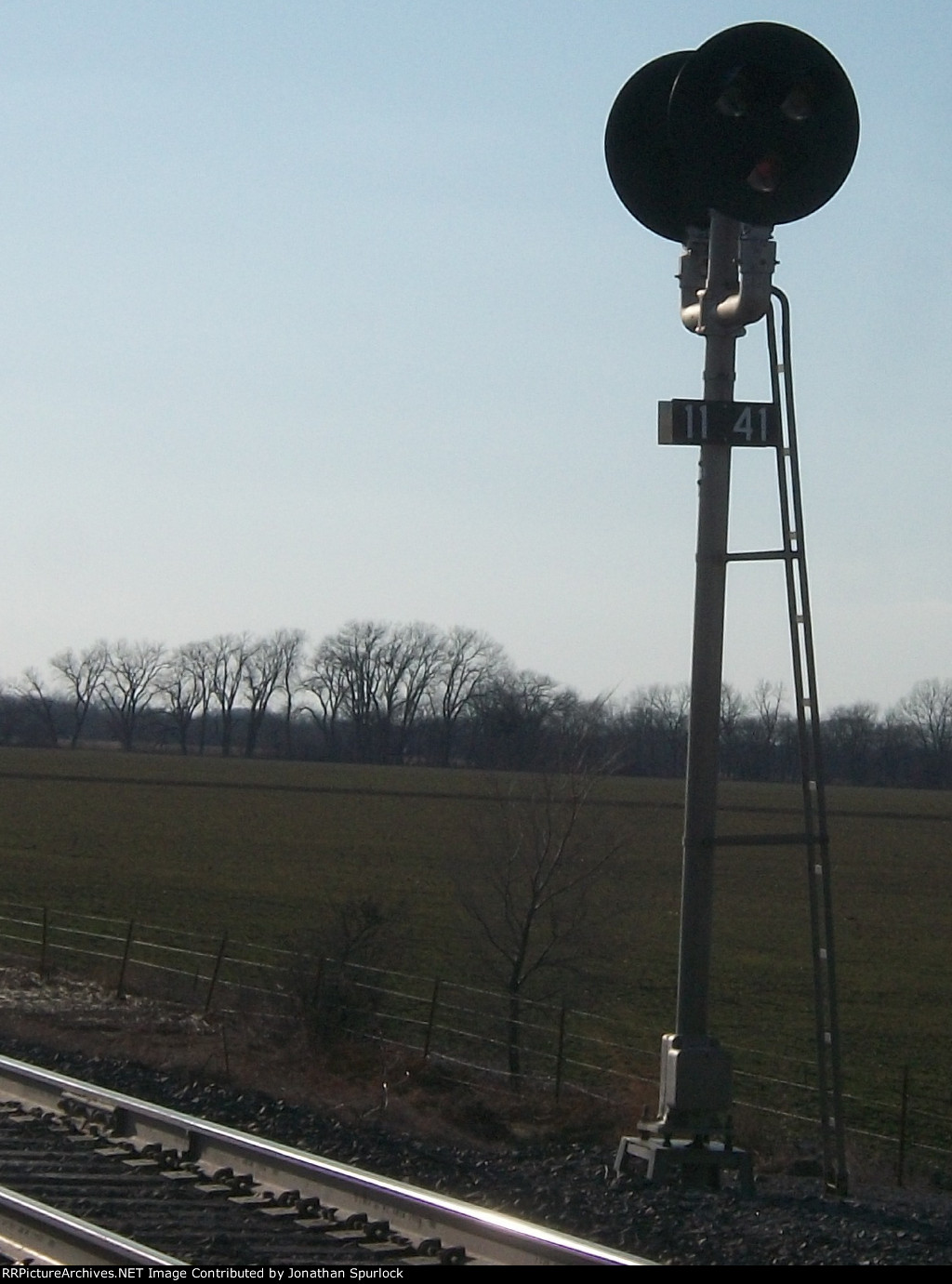 West-facing signal, MP 114.1