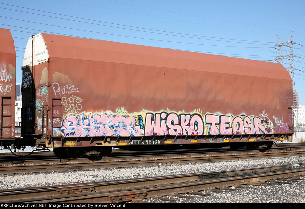 Trailer Train MTTX 98106 aircraft parts car.