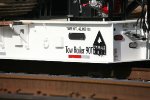 Dymax Rail Tow Railer 90T with HZGX work cars (detail).