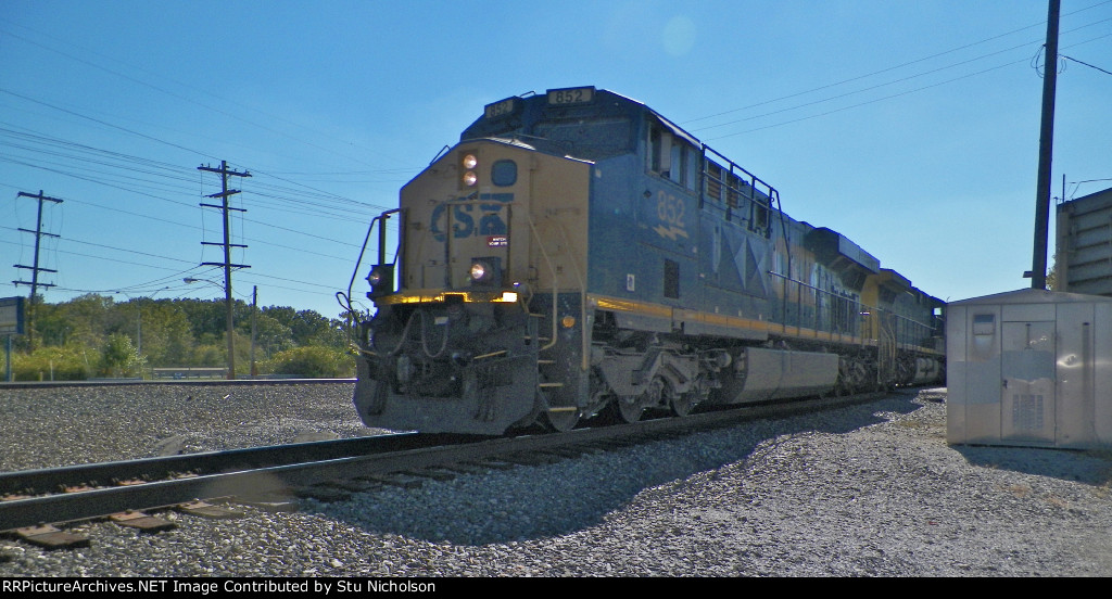 CSX Coal Drag maks the uphill crawl
