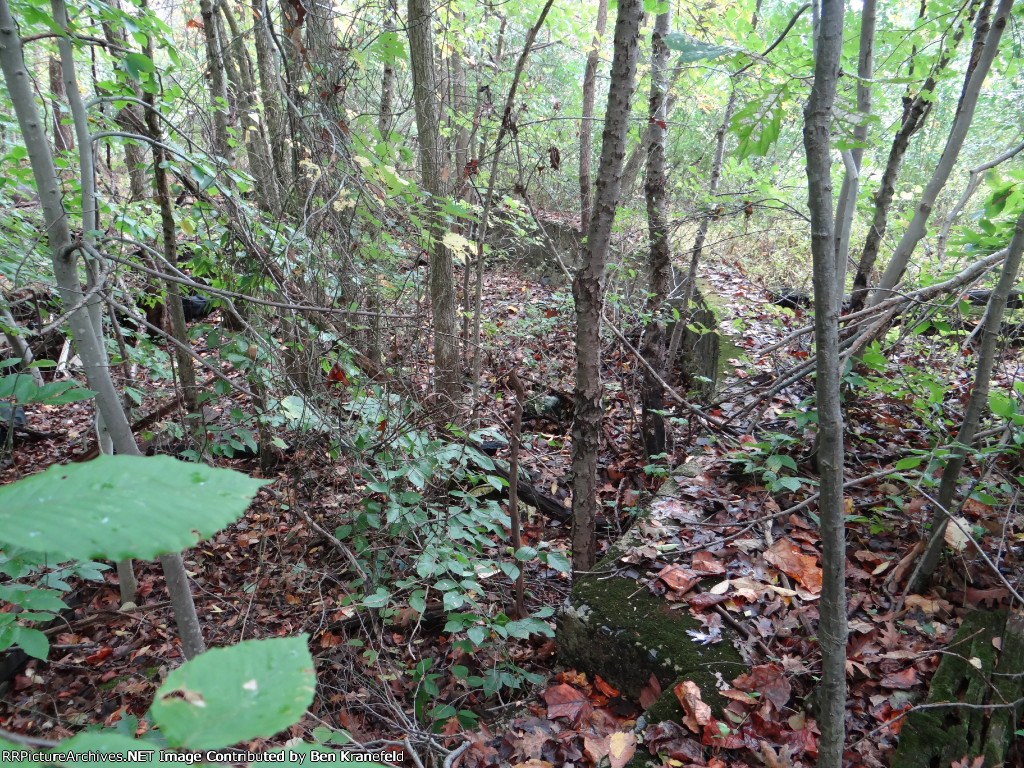 Turntable pit at New Egypt