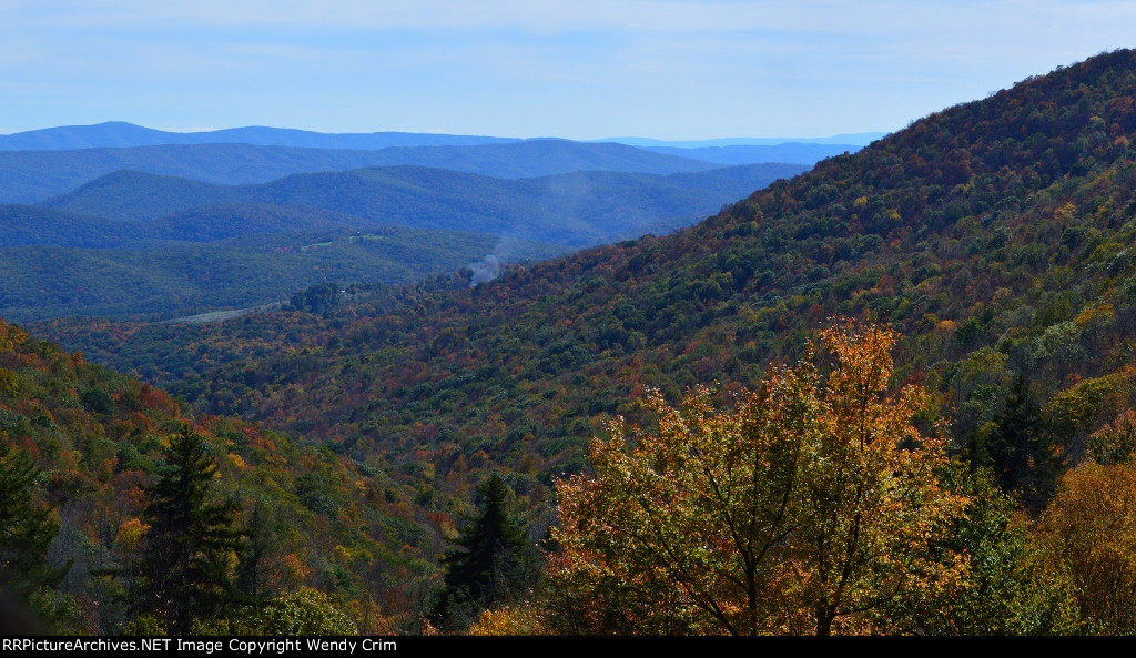 The other engine in the distance.