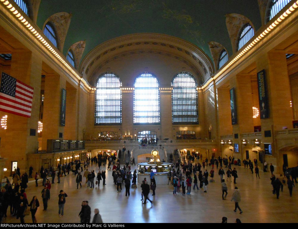 Grand Central Terminal main hall, built for the New York Central RR between 1903 and 1913.