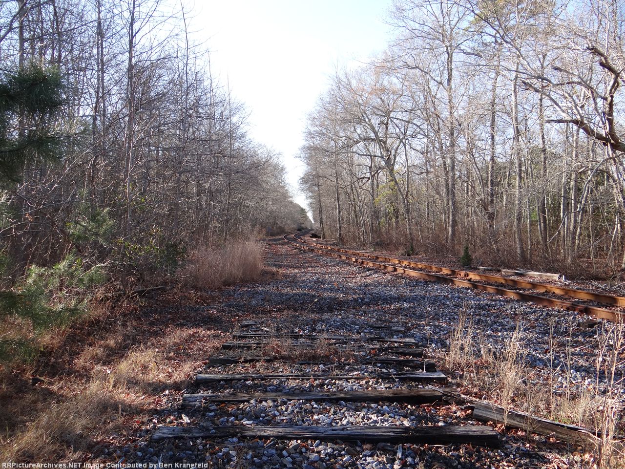 Begining of the former Ocean City branch