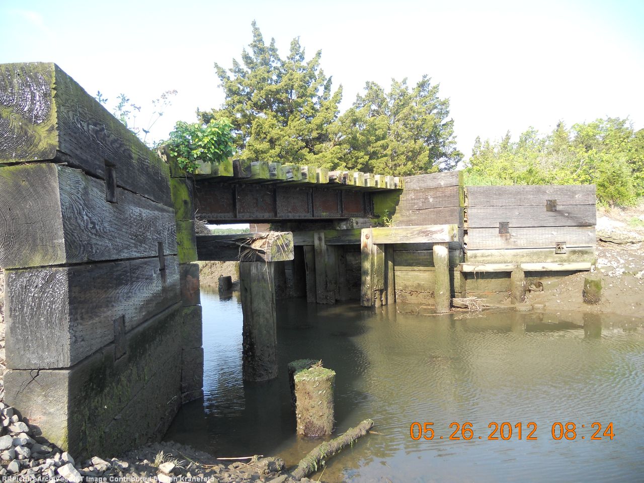 Bridge over one of the small creeks out in the marshes